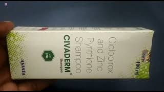 Civaderm Shampoo  Civaderm Shampoo With ZPTO  Ciclopirox and Zinc pyrithione Shampoo  Civaderm [upl. by Hewe]