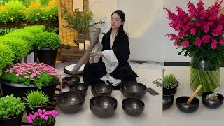 Tibetan Bowls for Meditation Music to Eliminate Negative Energy [upl. by Aisilef761]