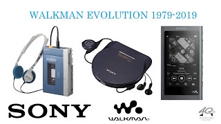 SONY Walkman evolution 19792019 [upl. by Atelahs]