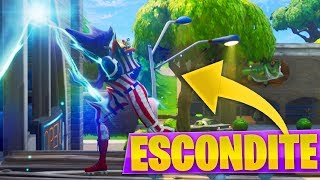 JUGANDO AL ESCONDITE EN LOS PORTALES EN PATIO DE JUEGOS EL ESCONDITE en FORTNITE Battle Royale [upl. by Groves]