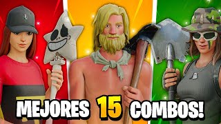 Los 15 Combos de Skins más TRYHARDS y Económicos de Fortnite [upl. by Elsie]