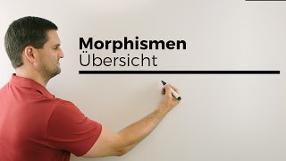 Morphismen Übersicht Homo Endo Iso Auto Epi Monomorphismus plus Homöomorphismus [upl. by Gnuhc]