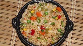 Pressure Cooked Veg Fried Rice Video Recipe  Quickest Instantly  Bhavnas Kitchen [upl. by Mccurdy]