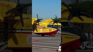 Canadair Vigili del Fuoco Base di Ciampino [upl. by Nan]