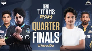 Titans Rising 2024  Quarter Finals D2  BGMI Live ft iQOO SouL Team Tamilas Gods Reign etc [upl. by Sug563]