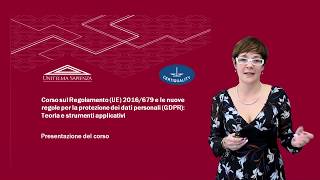 Il regolamento UE 2016679 e le nuove regole per la protezione dei dati personali GDPR [upl. by Rosenzweig]