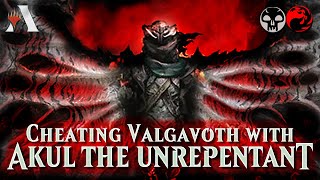 We Cheat to win Valgavoth from our hand on turn 4  RedBlack  DuskmourN  Standard Bo1 [upl. by Akerdal]