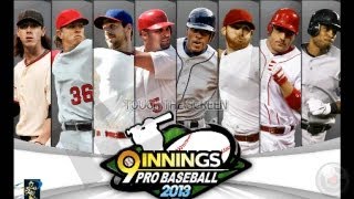 9 Innings 2013 Pro Baseball  iPhone Gameplay Video [upl. by Savitt765]