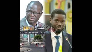 Rectorat de lUCAD  Diomaye met le Recteur Amadou Aly Mbaye à la porte [upl. by Assirk]