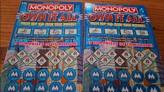 PA lottery Monopoly tickets [upl. by Clevey873]