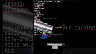 local sub program cnc bubut cncmachine cnc fypシ゚ shortvideo [upl. by Missi]