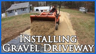 Installing a Gravel Driveway [upl. by Llenhoj506]