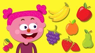 Learn Fruits Names With A Fun Fruit Party  Milkshakes And Juices by Teehee Town [upl. by Anaehs]