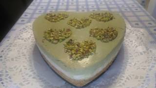 Cheesecake al pistacchi  Pistachio Cake Easy Recipe 60 [upl. by Rodge558]