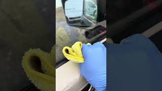 How to Super Clean your Car Doors automobile shorts subscribe [upl. by Rutter]