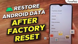 3 Ways How to Recover Data from Android after Factory Reset without BackupComputer [upl. by Clementine]