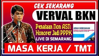 🔴 RESMI  BKN UMUMKAN DATA TERBARU HASIL VERVAL LIVE DI SEMARANG [upl. by Angid]