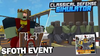 BEAT GLADIATOR EVENT IN 2022  Classic Tower Defense Simulator Roblox [upl. by Adna]