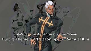 JoJo Stone Ocean  Puccis Theme Official Snippets x Samuel Kim [upl. by Nivlag]