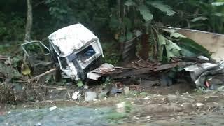 Atimonan Quezon grabe yung accidente napitpit yung kotse [upl. by Curren]