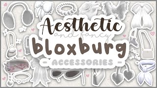 25 AESTHETIC ACCESSORY CODES FOR BLOXBURG PT5 [upl. by Amekahs]