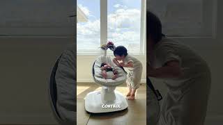 The Smartest Baby Swing 4moms MamaRoo with Bluetooth amp Alexa [upl. by Bertie]