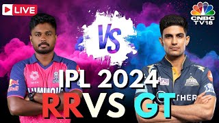 IPL 2024 LIVE RR vs GT LIVE Match  Rajasthan Royals vs Gujarat Titans LIVE Score  Cricket  N18L [upl. by Aicena]