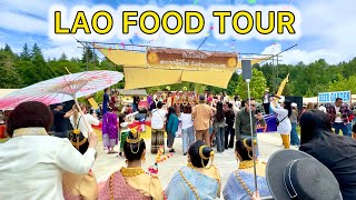 Lao New Year 2024 Woodland WA  Lao Food Tour 💦 [upl. by Saidnac]