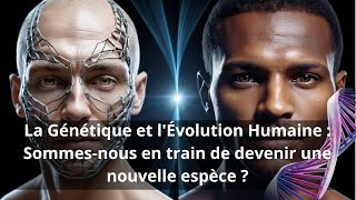 La Génétique et lÉvolution Humaine  Sommesnous en train de devenir une nouvelle espèce [upl. by Zedekiah169]