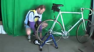 1UP USA Trainer I just set up my new bike trainer perfect the way it works [upl. by Fariss61]