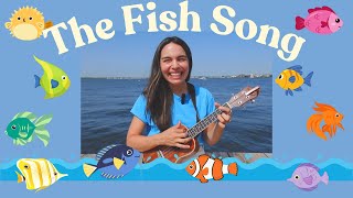 🐠 The Fish Song  Kids Learning Songs  Educational Music by Ms Justine for babies and toddlers [upl. by Hooper]