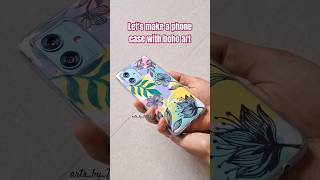 DIY boho art on phone case bohoart phonecase diycrafts shorts [upl. by Oam726]