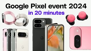 Google Pixel 9 event in 20 minutes [upl. by Fancie]