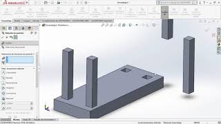 Ensamble 1 en SolidWorks 2018 [upl. by Morley]