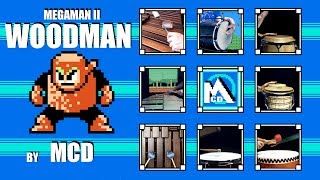 Mega Man 2 Woodman FUN Percussion Cover [upl. by Joachima]