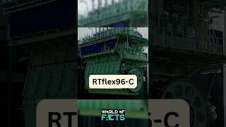 Worlds Most Powerful Engine  The Wärtsilä RTflex96C  shortsvideo shortsfeed feed [upl. by Adamik44]