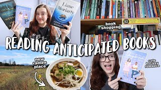 reading anticipated books book shopping spooky coloring books 👻✍️ reading vlog [upl. by Earvin891]