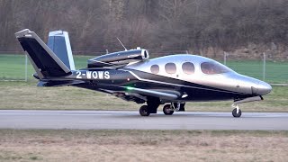 Cirrus SF50 Vision Jet TakeOff and Landing [upl. by Allrud]