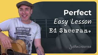 How to play Perfect by Ed Sheeran  Easy Guitar Tutorial [upl. by Avehstab]