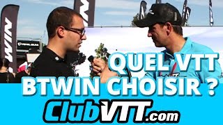 Quel vtt BTWIN choisir  Questions géométrie de cadre chez BTWIN  278 [upl. by Enehpets]