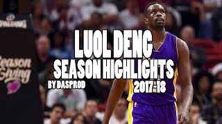 Luol Deng Highlights 20172018 Season [upl. by Deanna609]