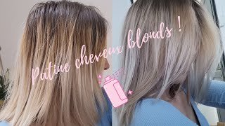 TUTO PATINE CHEVEUX BLONDS A LA MAISON  DIALIGHT 912 [upl. by Proudlove]