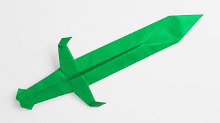 Comment faire une ÉPÉE en ORIGAMI [upl. by Valerie]