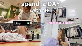 SPEND A DAY WITH ME highschool edition [upl. by Nicram]