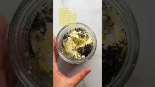 Lemon poppy seed overnight oats 🍋✨ [upl. by Gamal]