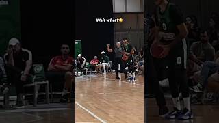 Marius Grigonis Amazing Buzzer Beater from the half court vs Efes Anadolu paoatmosphere paobc [upl. by Itsa]