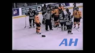 OHL Oct 22 2005 Valcav MeidlPLY v Steve SpadeBEL R Plymouth Whalers Belleville Bulls [upl. by Aicenad302]