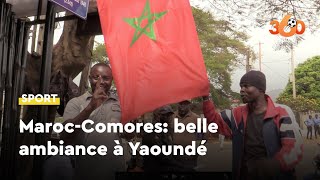 MarocComores les supporters camerounais à fond derrière les Lions de lAtlas [upl. by Eiliak874]