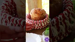 Tutorial👆Porta Panetone de Macramê macrame natal tutorialmacrame macrametutorial diy [upl. by Rubens]