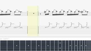 Korn Falling Away From Me GUITAR 1TAB [upl. by Alded]